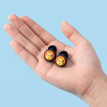 Bear Earplugs, in hand